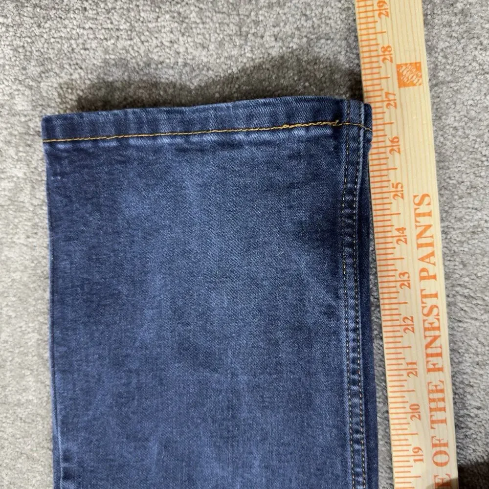 Levis 511 Slim Jeans Dark Wash Stretch Denim Blue 46x30 Actual Size 45x27